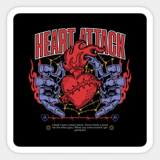 HEART ATTACK BAND Sticker